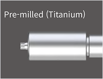 Titanio pre-fresado